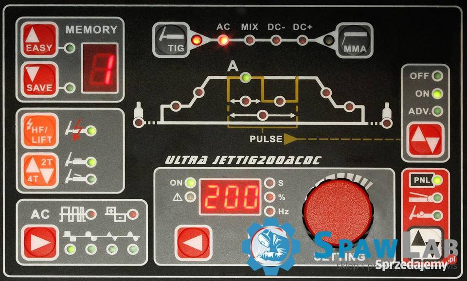 Welder Fantasy ULTRA JET TIG ACDC 200 IGBT wielkopolskie