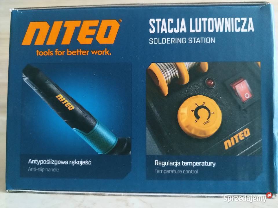 NAJTANIEJ Stacja Lutownicza 470st 48W Akcesoria