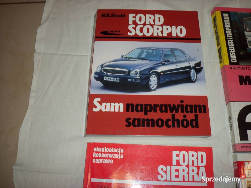 Książki napraw obsługi FORD SCORPIO SIERRA MB Wołomin