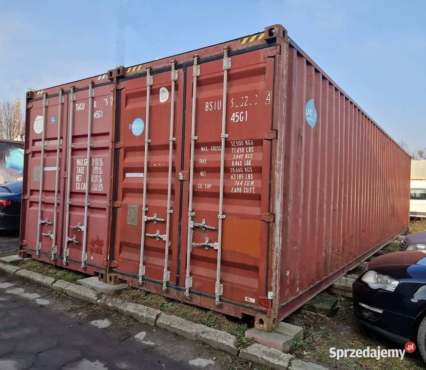 Kontener Morski 40 HC Wym 12x240mWys290m Somianka-Parcele