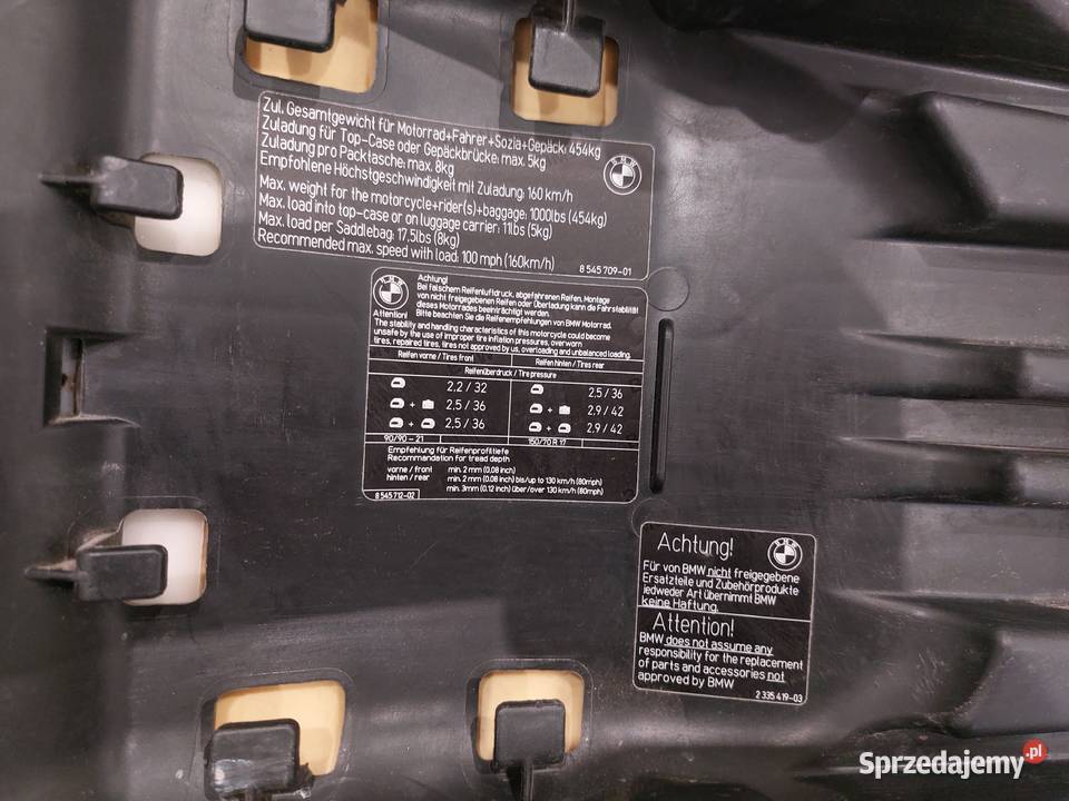 BMW F800GS siedzenie kanapa