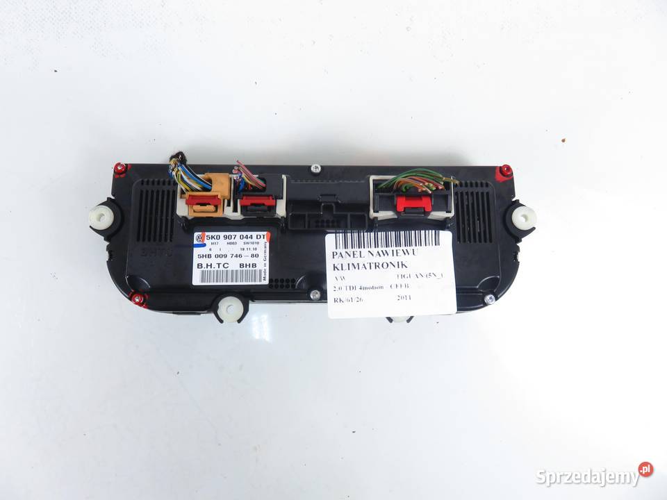 KLIMATRONIK VW TIGUAN 5N 5K0907044DT Panele sterowania, przełączniki