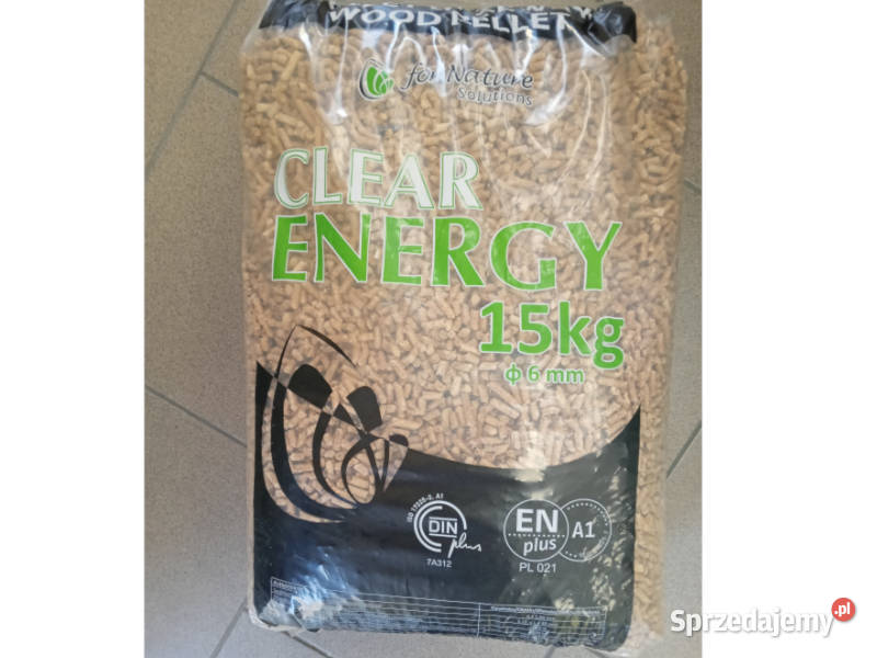 Pellet drzewny sosnowy Clear Energy worek 15 Mogilno