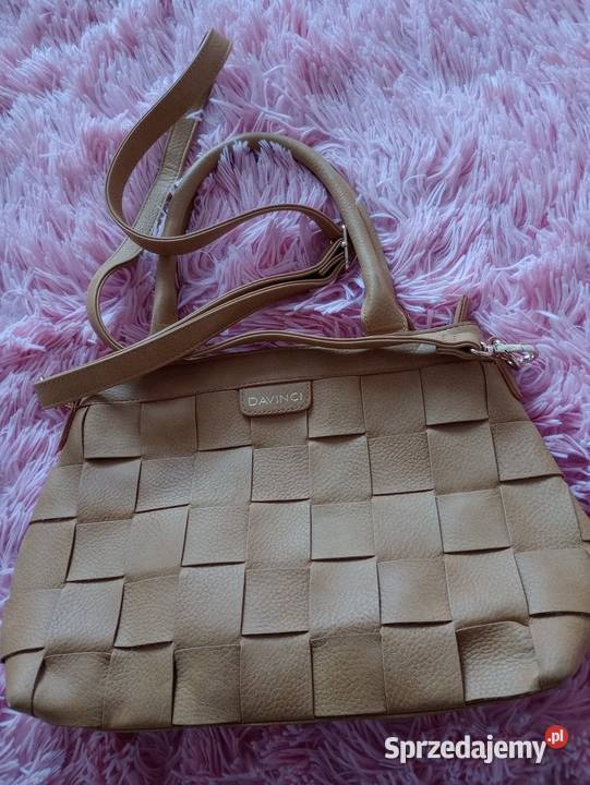 Torebka damska DA VINCI żółta