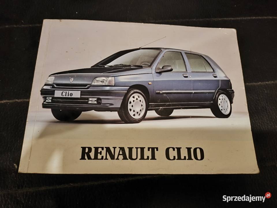Książka instrukcja obsługi Renault Clio 1