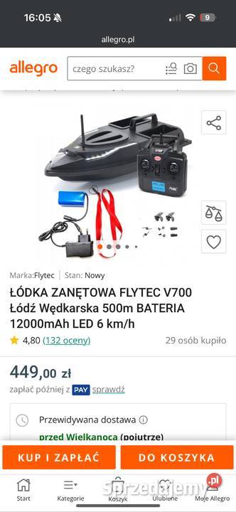 Łódka zanetowa Sport i Wypoczynek Gołdap