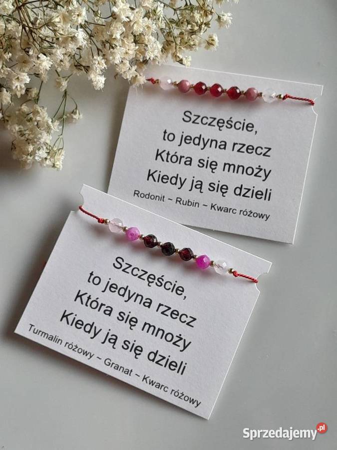 Bransoletka Szczęścia Kamienie naturalne Bielsko-Biała
