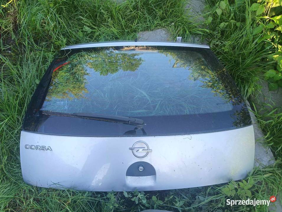 Klapa tylna bagażnika kompletna Opel Corsa C
