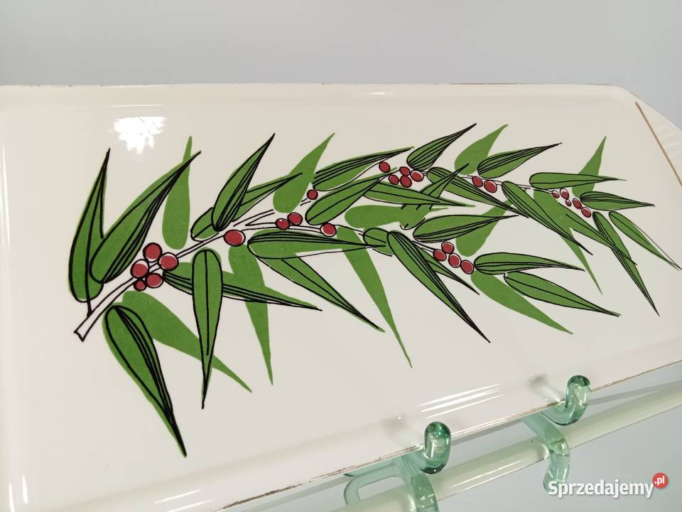 Porcelanowa taca vintage Zielona Góra