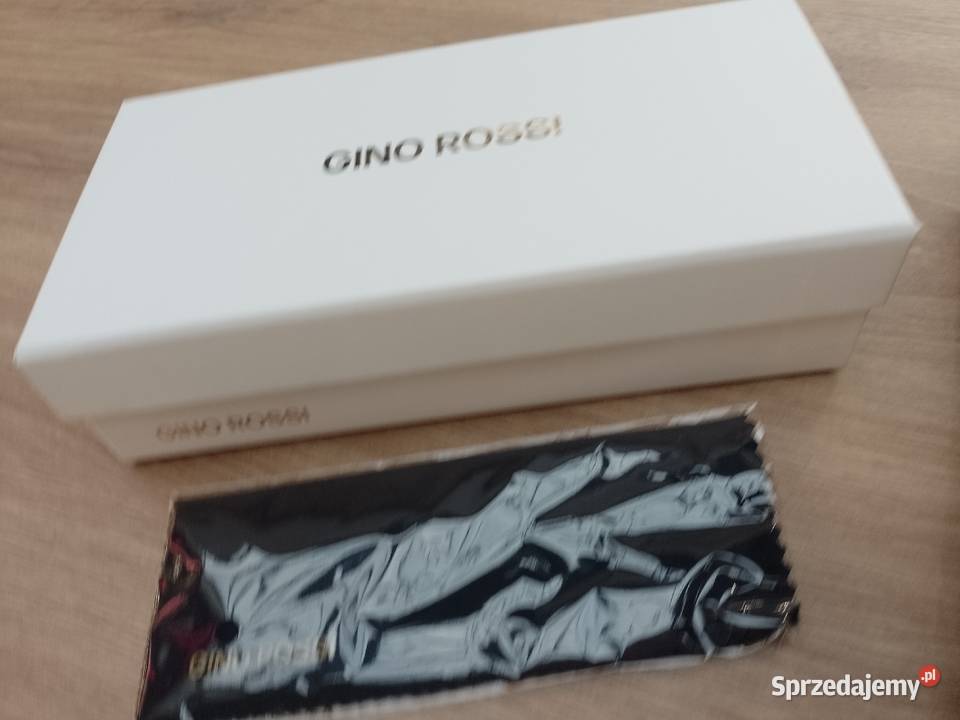 GINO ROSSI Duże czarne okulary przeciwsłoneczne sprzedam