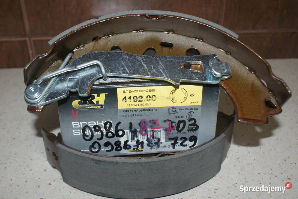 0 986 487 729 BOSCH SZCZĘKI HAMULC CITROEN NEMO Białobrzegi sprzedam
