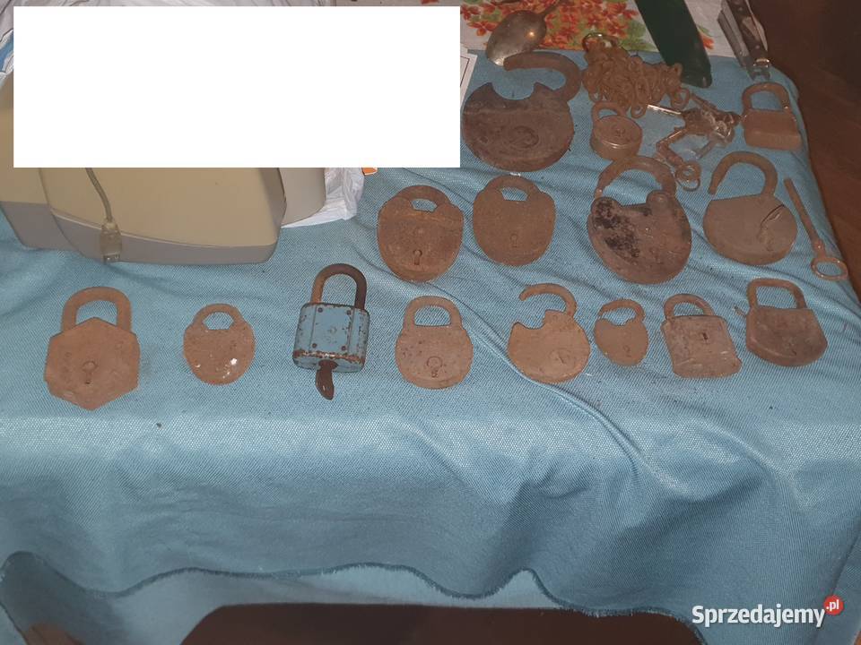 Kłódki stare przedwojenne vintage Rękodzieło Warszawa