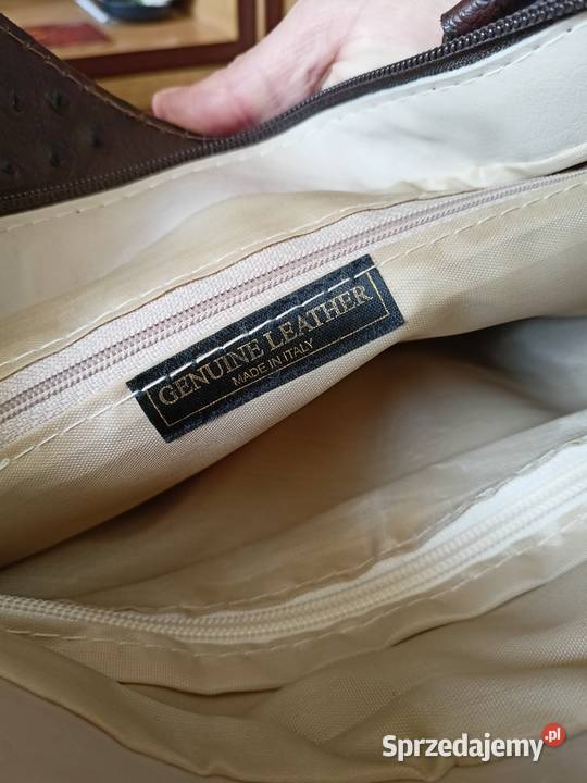 Torebka Genuine Leather Made in Italy Kłodzko sprzedam
