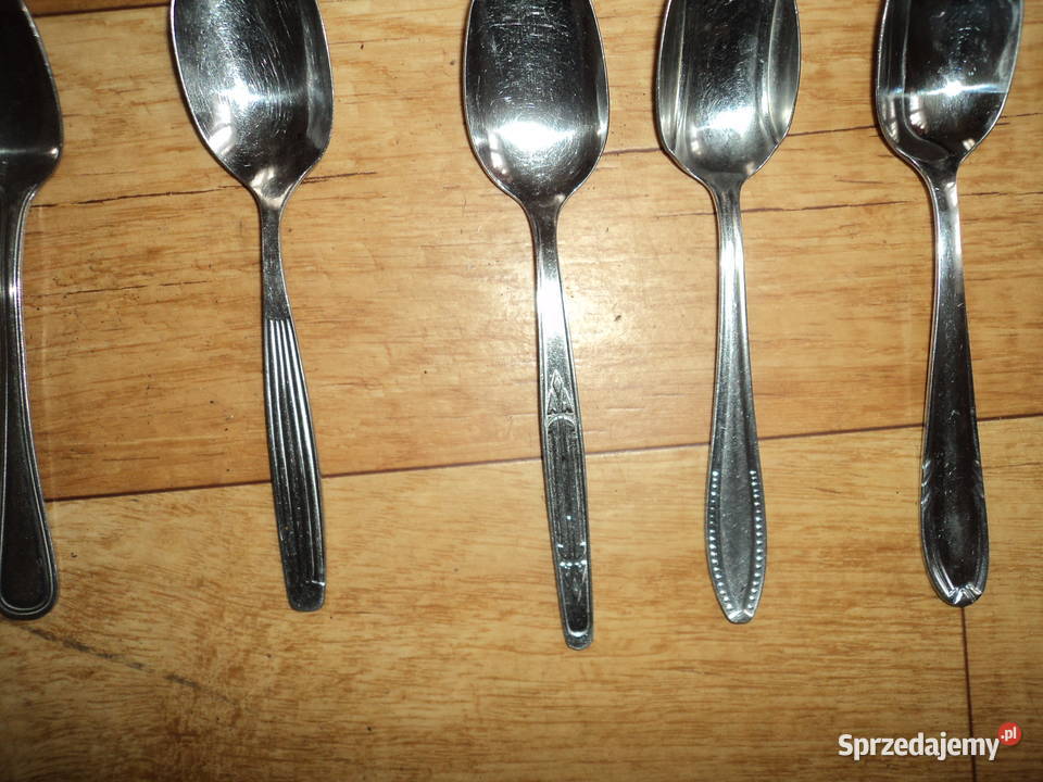 Łyżeczki szufelki do cukru używane w PRLu Nowy Sącz