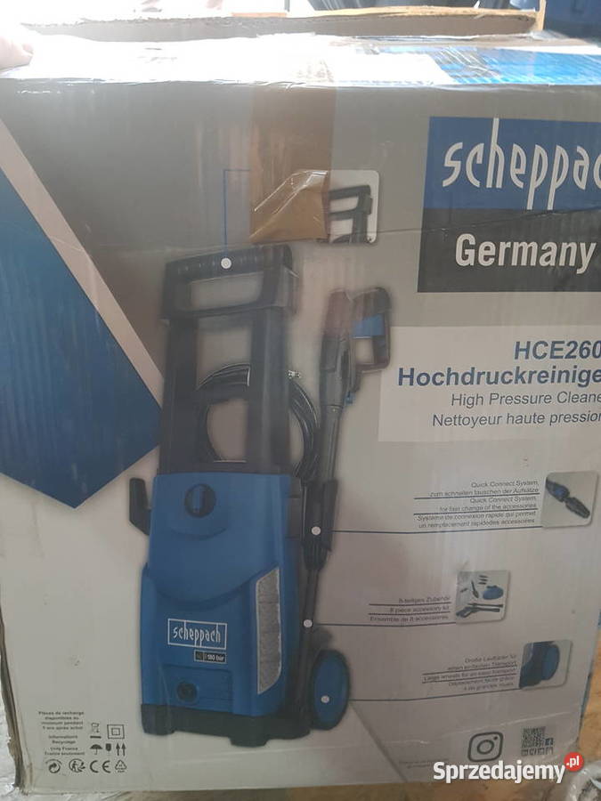 Myjka ciśnieniowa Scheppach HCE2600 2400W 180bar Głogowa