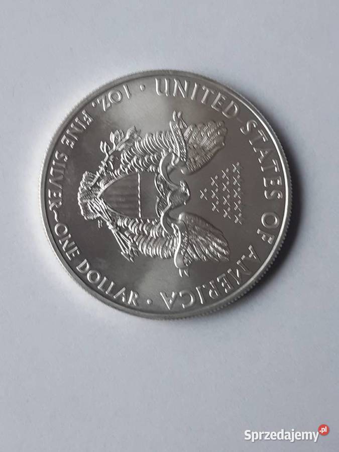 1 oz Amerykański Orzeł Srebrna moneta 2008r Potulice