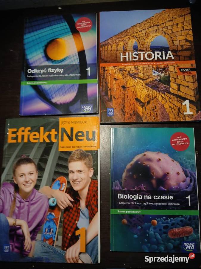 Podręczniki 12 3 4 klasa Podręczniki Wieluń sprzedam