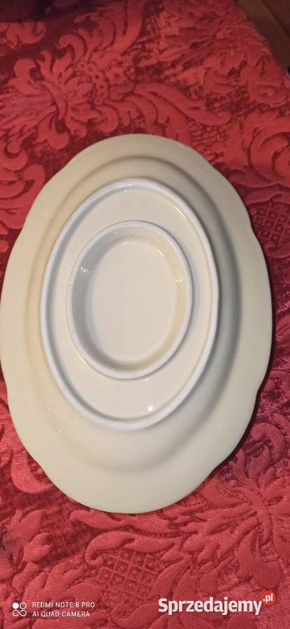 Sosjerka porcelanowa W kolorze ecru Ciekawa Porcelana i szkło Gdańsk