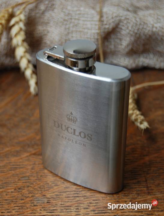 Piersiówka Duclos Napoleon stal nierdzewna 3fl