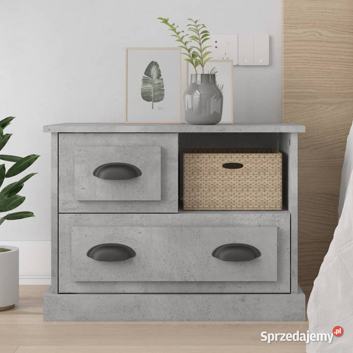 Szafka nocna szarość betonu 60x39x45 WM816364 Nocne Warszawa