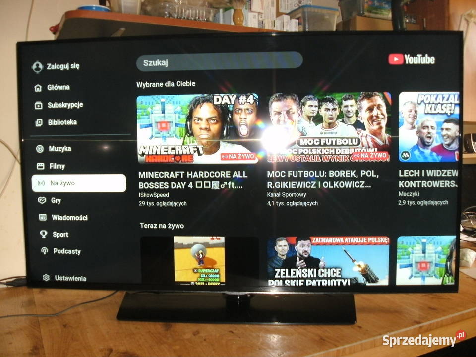 Samsung TV 48 Smart TV z WiFi YouTubeNetflix itp LED TV i Video sprzedam