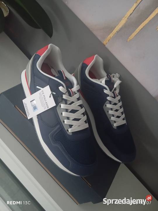 Męskie sneakersy marki US Polo Assn model Nobil 295cm Sportowe Jelenia Góra
