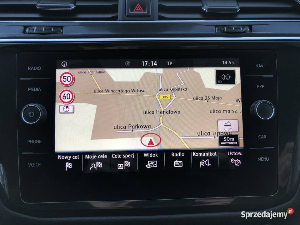 Volkswagen Tiguan Allspace Bezwypadkowy 2018 20 komputer pokładowy Wijewo