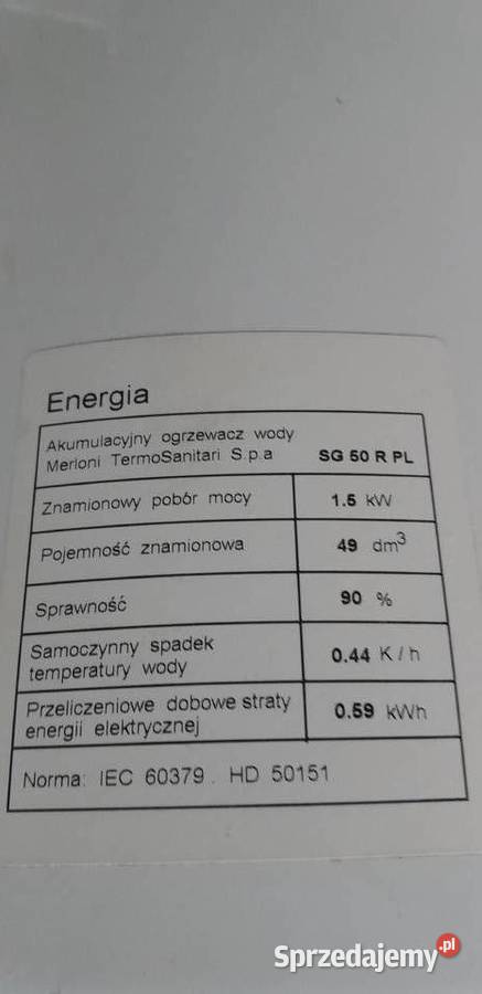 posgrzewacz wody 30l Bojlery Gdańsk