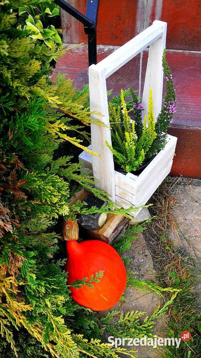 Doniczka drewniana osłonka drewniana skrzynka Radków