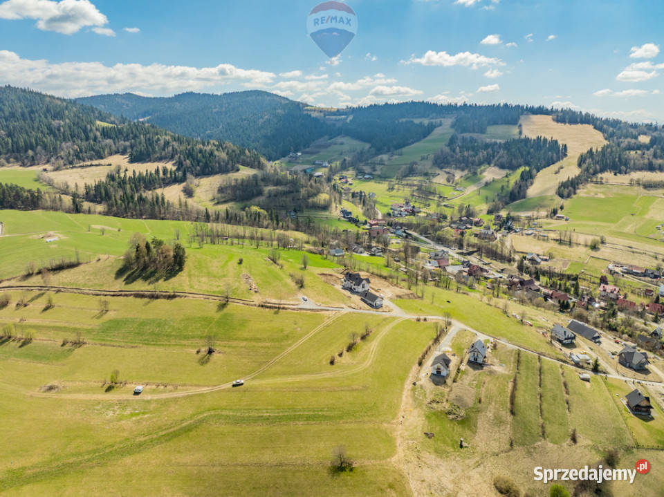 Działka widokowa w Rabce Zdrój polna