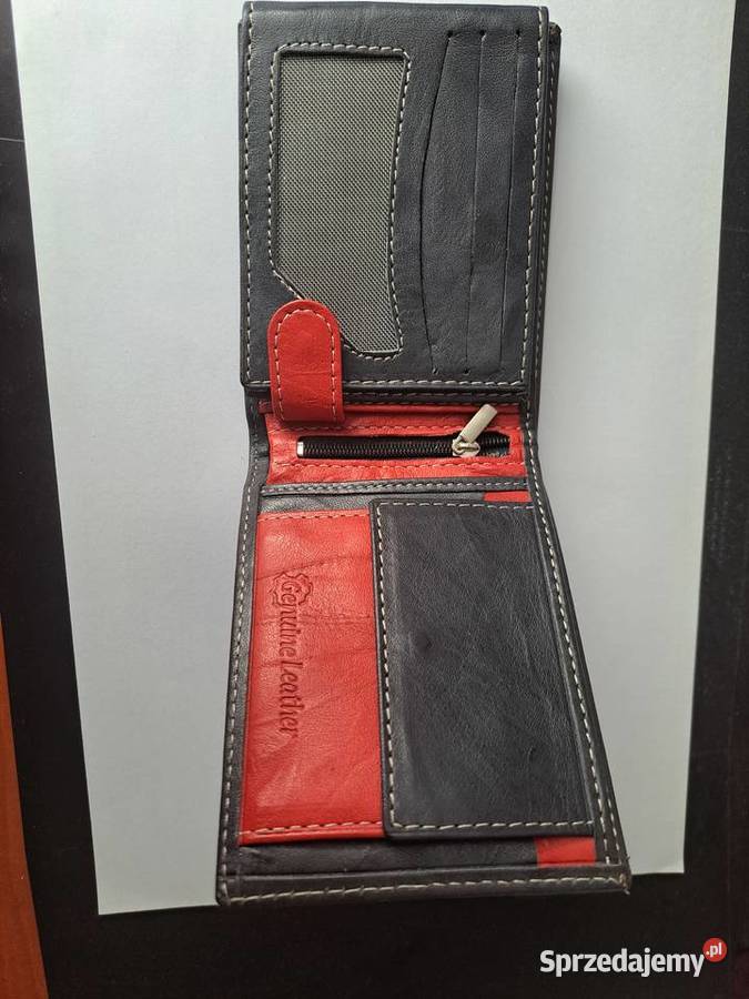 Portfel skórzany Młodzieżowo Męski Nowy Skóra Dla mężczyzn