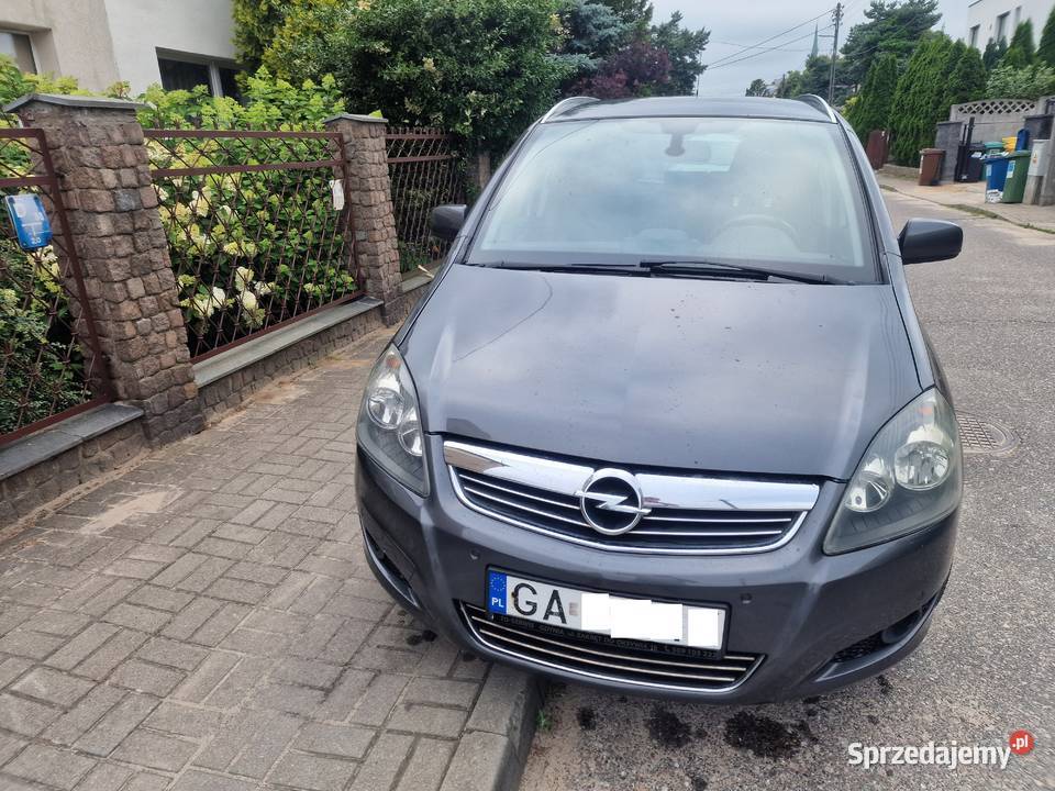 Opel Zafira B 17 klima 7osobowy ABS pomorskie Gdynia