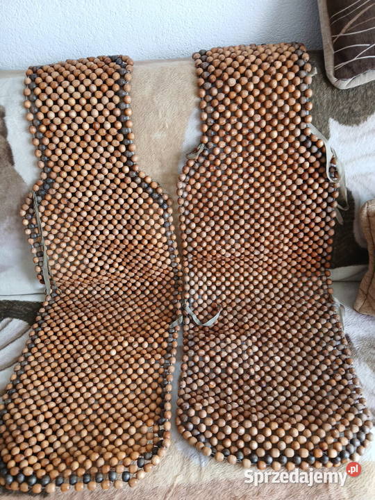 Mata koralikowa na siedzenia samochodowe