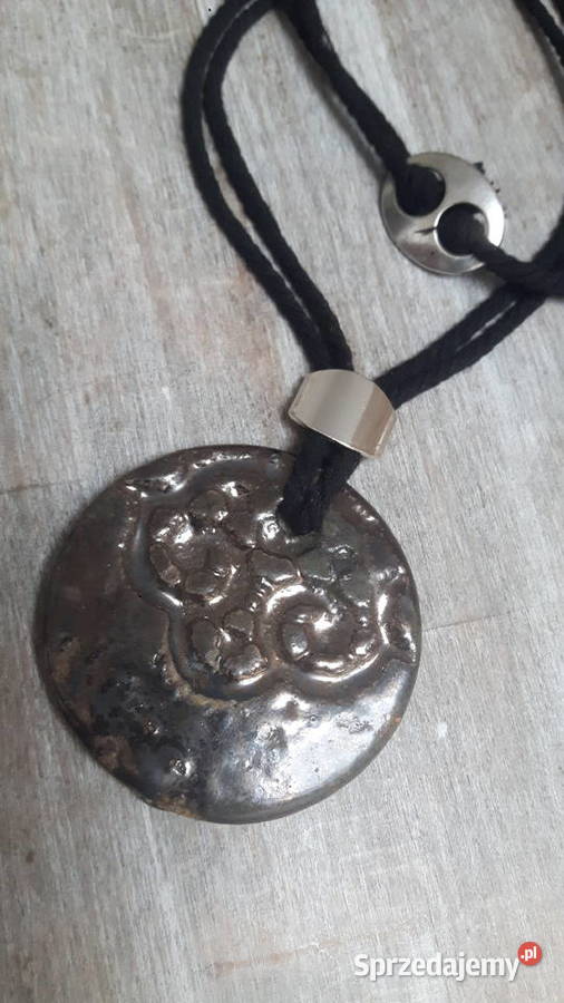 Naszyjnik ceramiczny ręcznie wykonany mazowieckie Otwock sprzedam