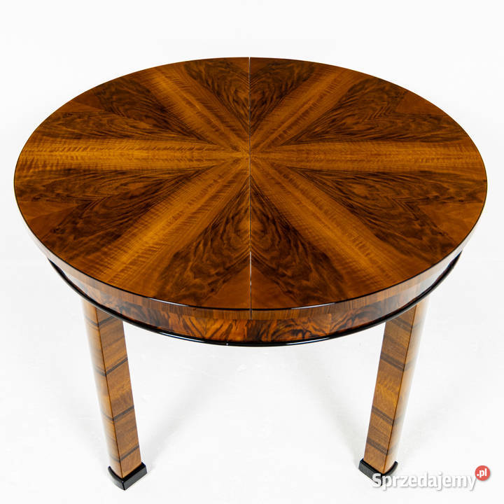 Okrągły Stół Art Deco Modernizm Lata 50 Vintage Swarzędz