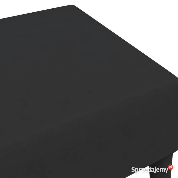 Podnóżek czarny 77x55x31 aksamit WM379560 Warszawa