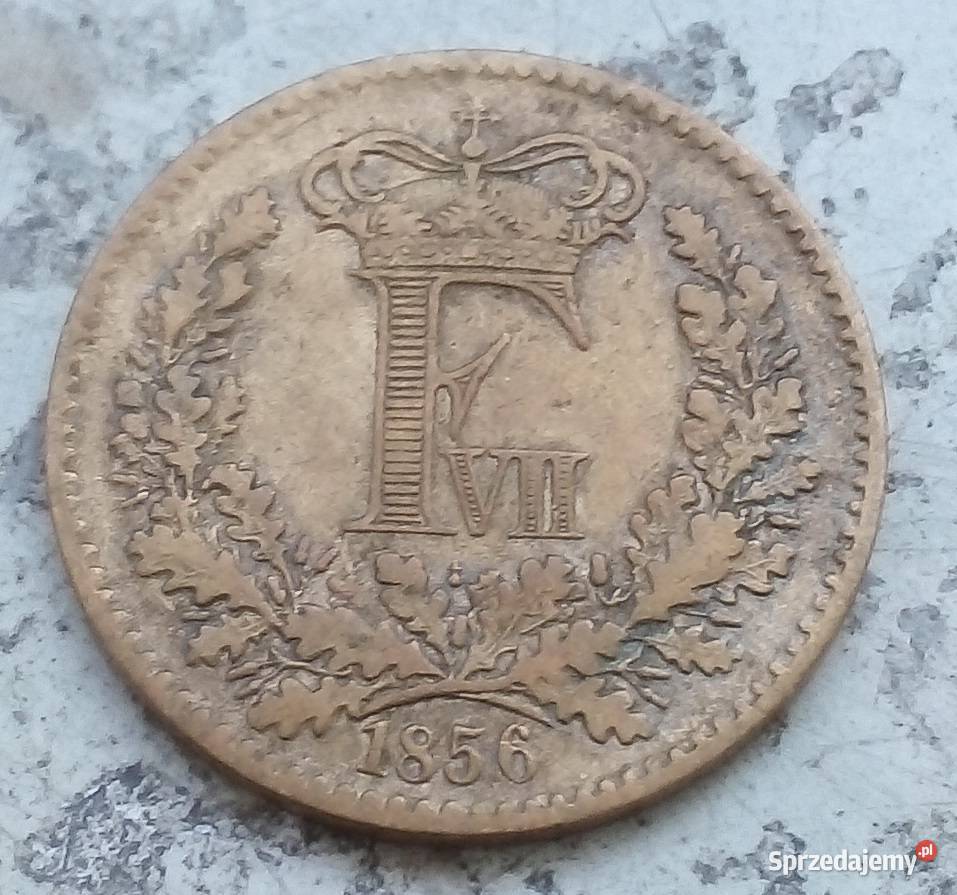 DANIA 1 SKILING RIGSMONT1856 BRĄZ FRYDERYK V Legionowo