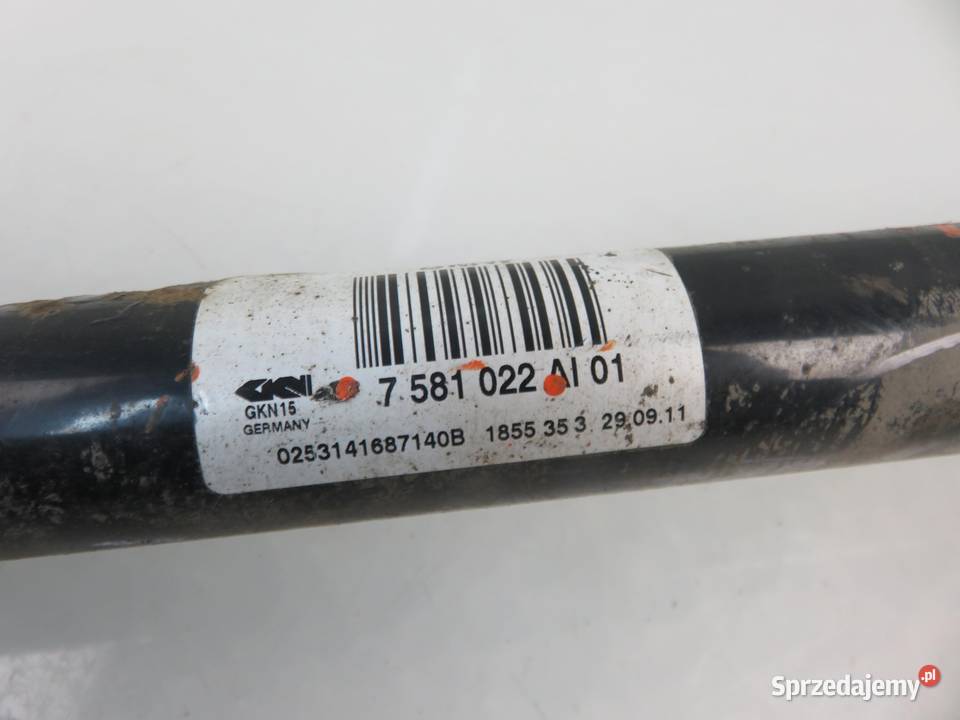 PÓŁOŚ PRAWA TYLNA BMW 5 F10 520 d 7581022 osobowe