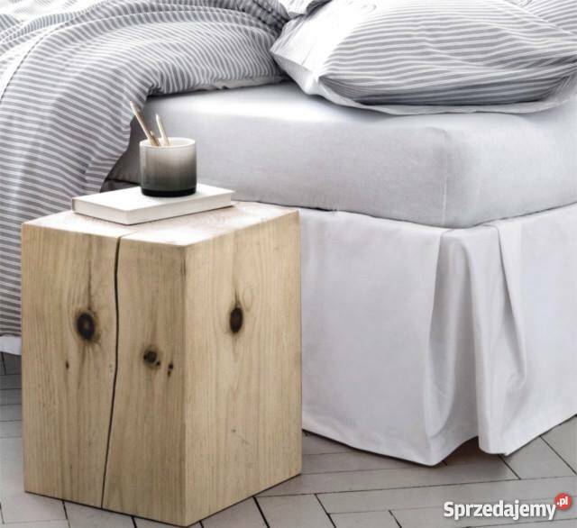 Stolik kawowy belki drewniane Dom i Ogród Wrocław