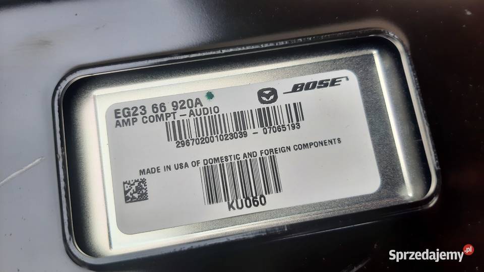 wzmacniacz moduł BOSE Mazda CX7 EG2366920A osobowe Dębno