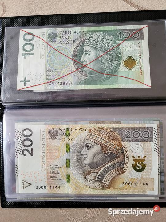 POLSKA 200 złotych Zygmunt I Stary Seria Nowy Sącz sprzedam