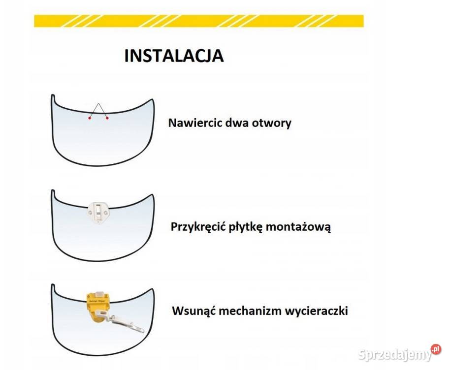 WODOODPORNA WYCIERACZKA DO KASKU MOTOCYKLOWEGO śląskie Sosnowiec