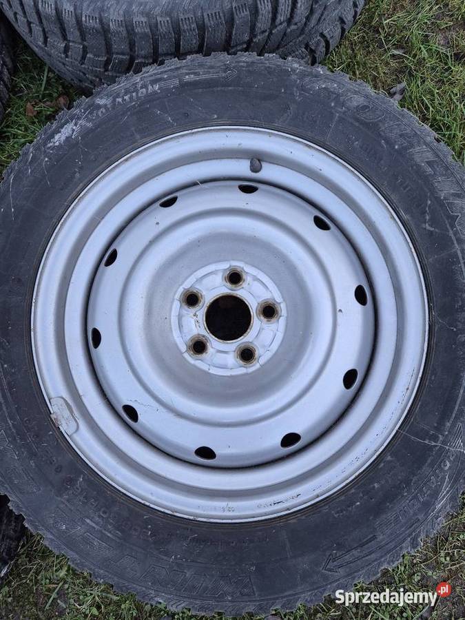 4 sztuki stalowych koł z oponami Pabianice