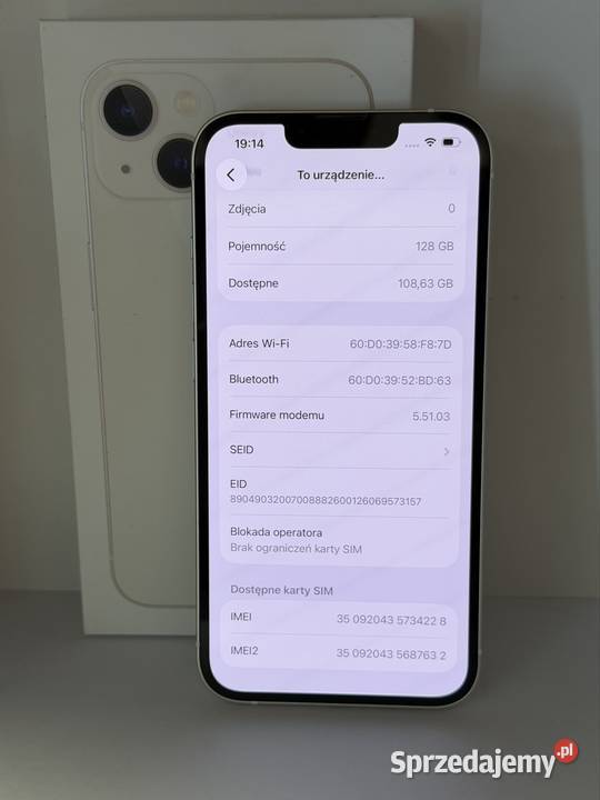 iPhone 13 128GB 100 Kondycja