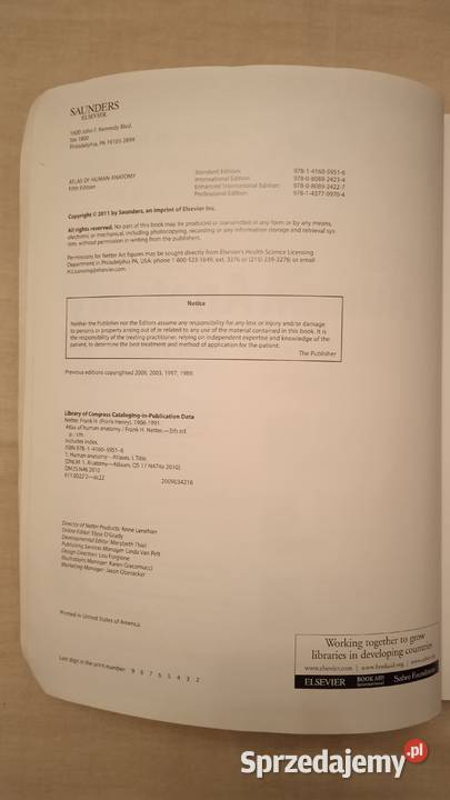 Atlas of Human Anatomy Frank Netter Warszawa