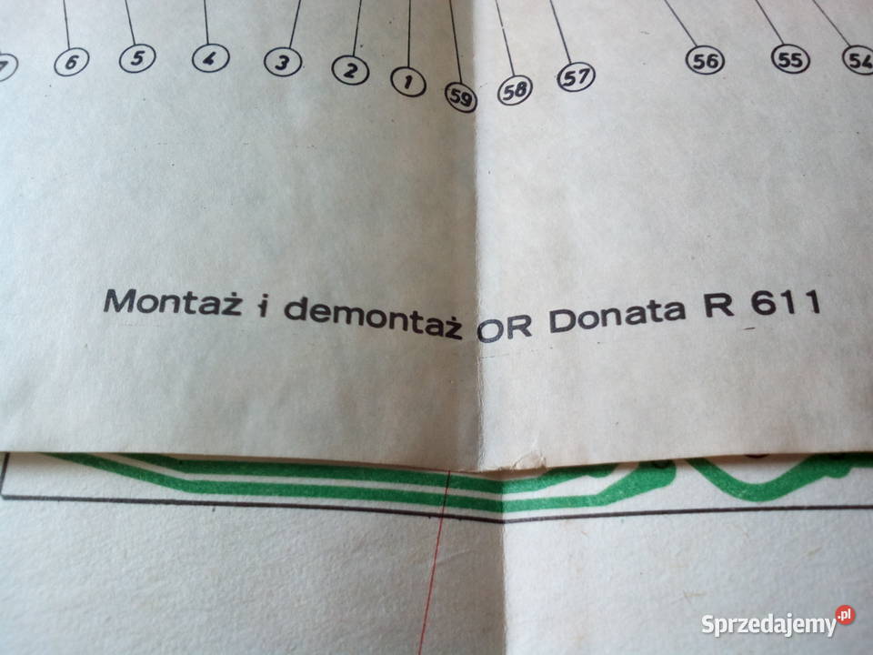 Instrukcja serwisowa Unitra Eltra Donata R611 Kąty Wrocławskie