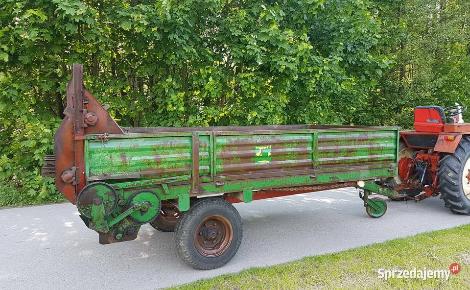 Rozrzutnik Obornika 25t Nowego dzielone burty u małopolskie Dąbrowa Tarnowska sprzedam