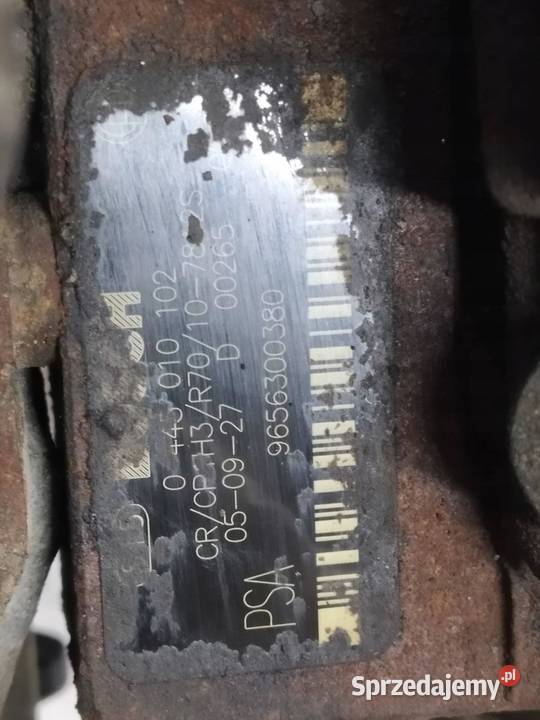 POMPA WTRYSKOWA 9656300380 16 TDCI Ford Focus Rok produkcji 2006 sprzedam