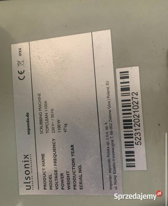 Szlifierka podłogowa Bodzentyn