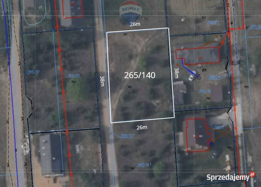 Działka budowlana 1008m2 Nowe Grochale mazowieckie